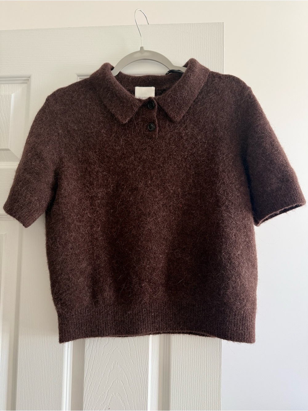 H&M Alpaca-blend polo shirt